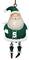 The Memory Company NCAA Dangle Legs Santa Ornament